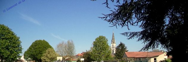 St Laurent de la Plaine ,le 19 avril